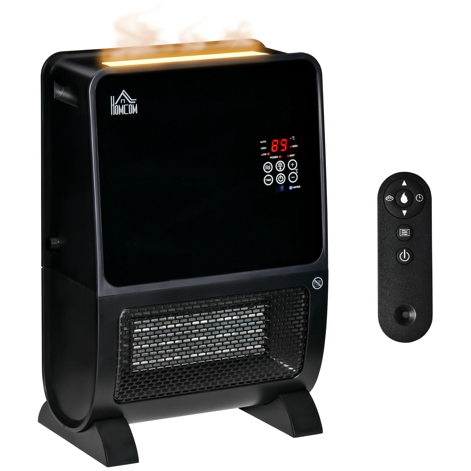 Riscaldatore Elettrico Portatile Radiatore Ceramico 2000 W Umidificatore