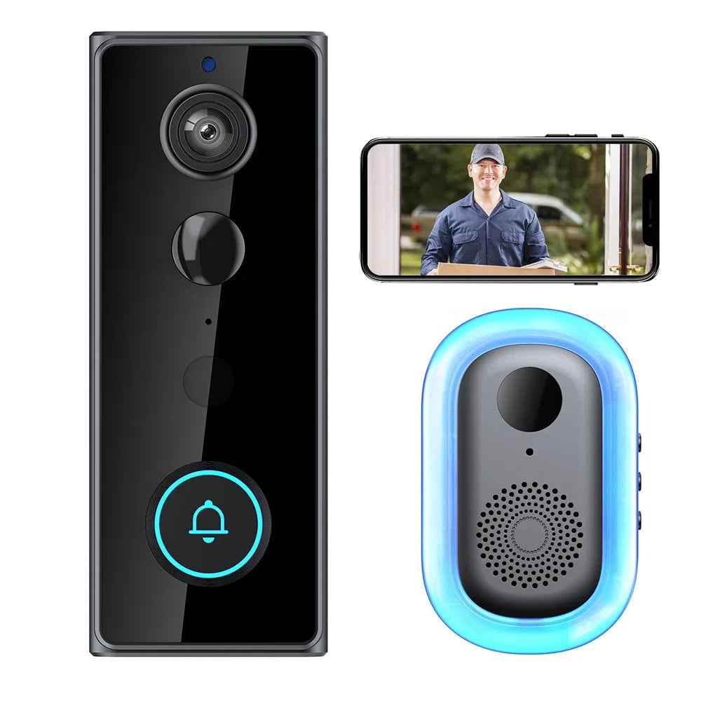 Video Citofono Tempo Reale Controlla Videocamera Senza Fili Campanello