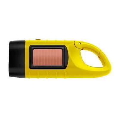 Torcia  LED Manovella Energia Solare Ricaricabile Luce Emergenza Diverse Colorazioni