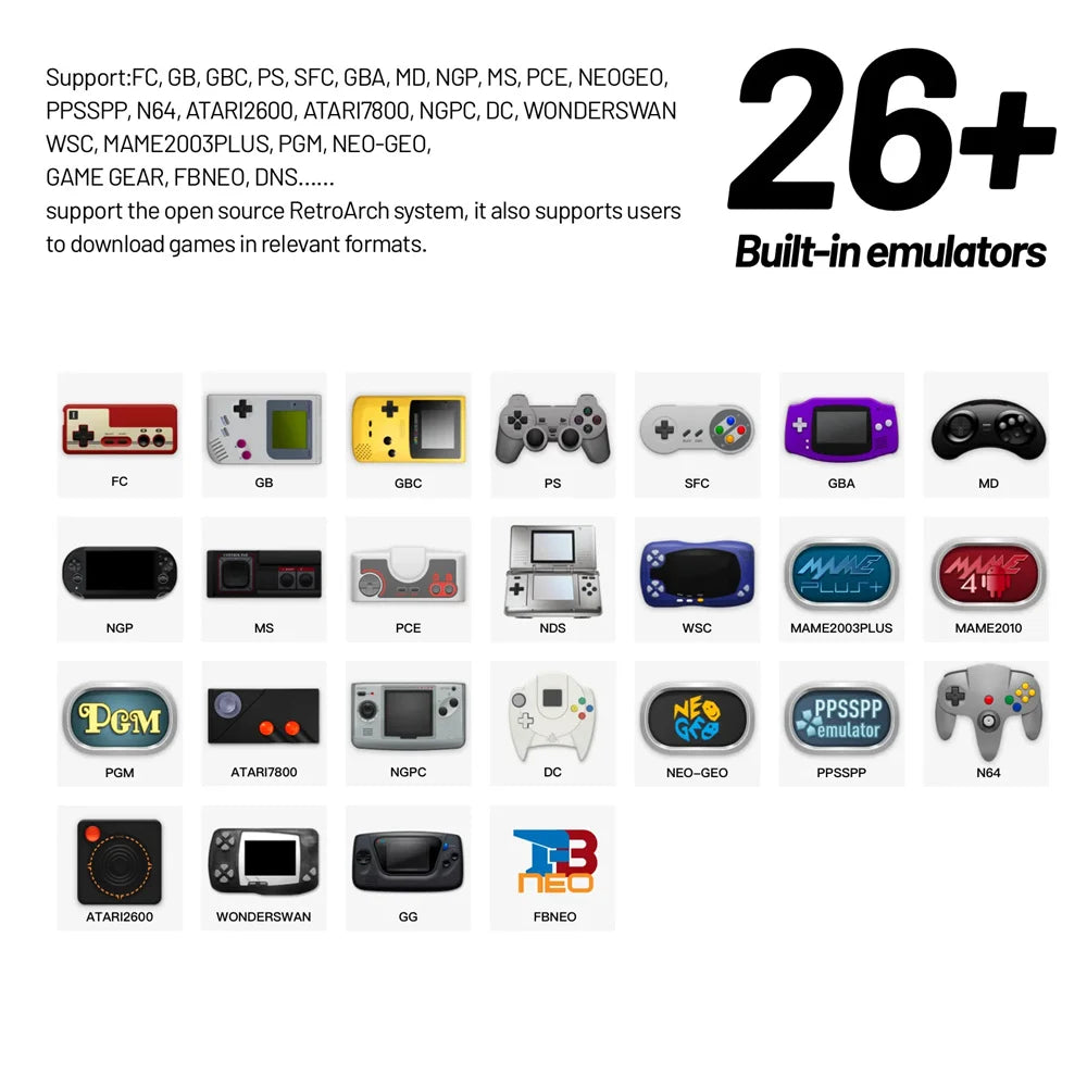Console Giochi 12000 RAM 8 GB Portatile Wi-fi Piccole Dimensione Gaming Accessorio Schermo 4,95'' - IN POWER SMARTECH