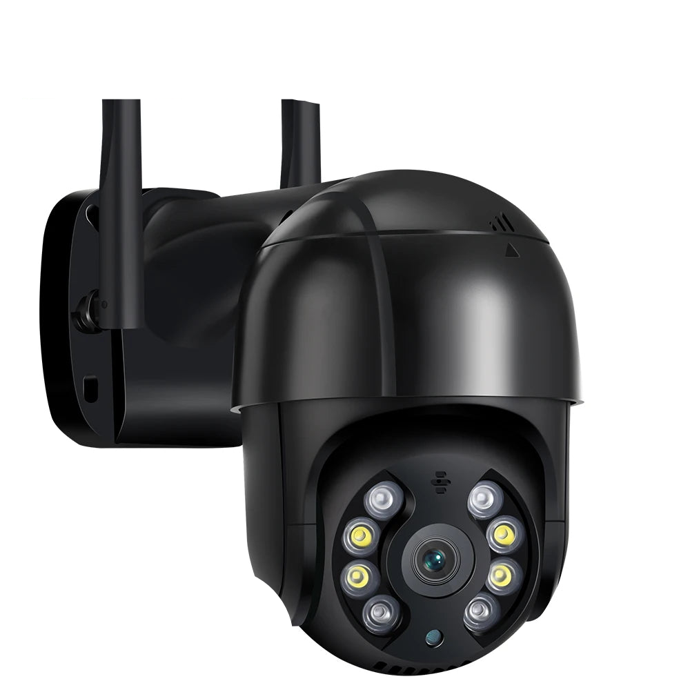 Videocamera Sorveglianza 4K Impermeabile Zoom x5 Colore Nero 8MP Sicurezza