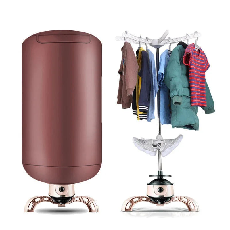 Asciugatrice Portatile Essiccatore Vestiti Scarpe Comodo Acciaio Oxford ABS 75° Capacità Carico Massima 15kg Elettrodomestici - POWER SMARTECH