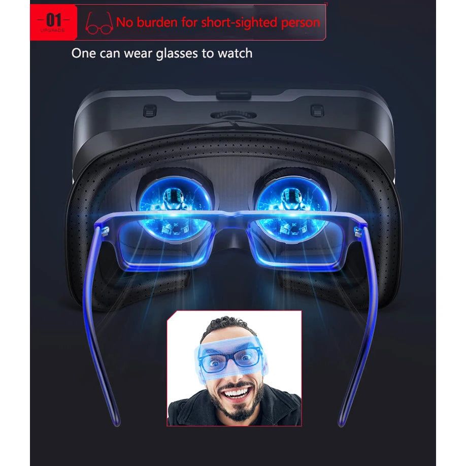 Visore Gaming Videogiochi Realtà Virtuale 3D Compatibile Cellulare Smartphone Android Iphone - IN POWER SMARTECH