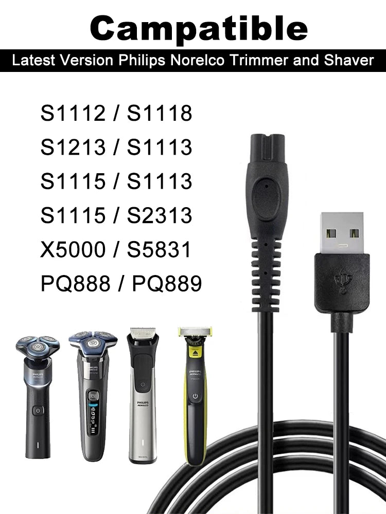 Cavo Rete Connettività USB Alimentazione Compatibile Rasoi Computer TV Lunghezza 1m Colore Nero Resistente Alta Qualità Dispositivi Elettronici - POWER SMARTECH