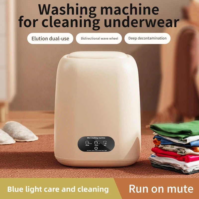 Mini Lavatrice Portatile Ricaricabile 220V Beige Capacità 9L Accessori Casa Elettrodomestici Utili - POWER SMARTECH