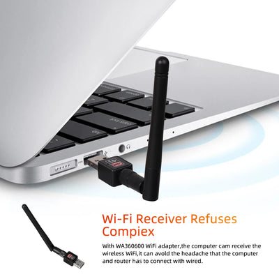 Chiavetta WiFi USB Nero Trasmissione Veloce 150Mbps Rete Connettività Accessori Elettronica - POWER SMARTECH