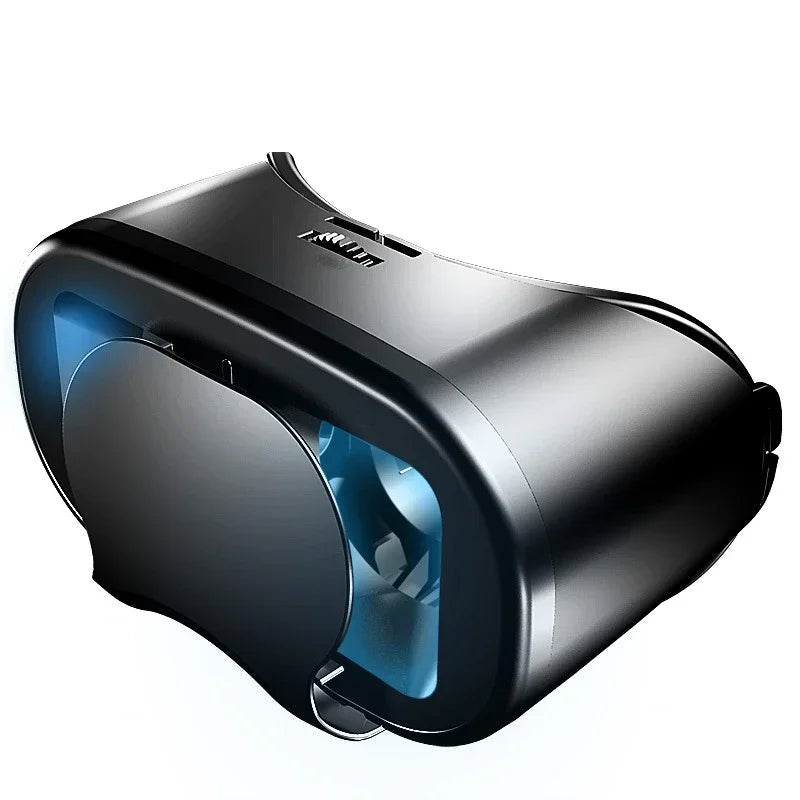 Visore Realtà Virtuale Colore Nero Con Senza Luci Blu Compatibile Cellulare Elettronica