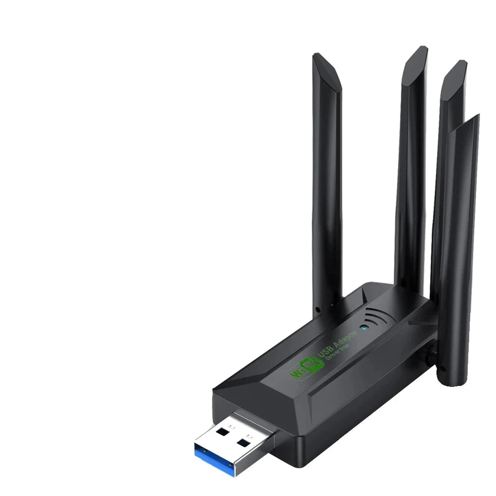 Chiavetta USB WiFi Trasferimento Veloce Trasmissione Adattatore Ricevitore Accessori Rete Connettività - POWER SMARTECH
