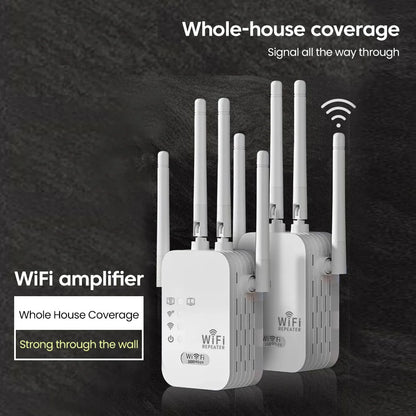 Ripetitore Wifi Amplificatore Segnale Spina EU/USA Velocità Trasmissione 300Mbps Rete Connettività Elettronica - POWER SMARTECH