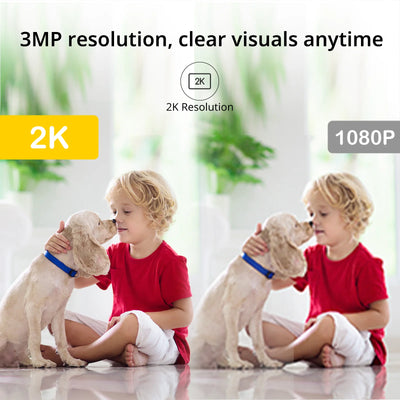 Videocamera Sorveglianza Piccole Dimensioni Interno Supporta Windows IOS 3 Megapixel Lente 4mm Connettività 5G Ricopre Spazio 130° - POWER SMARTECH