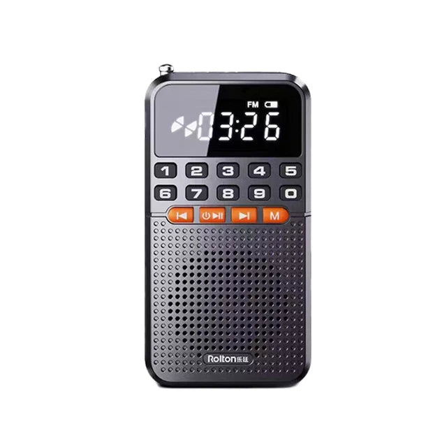 Radio Portatile FM/AM Bluetooth 5.0 Torcia LED Mini Tascabile Comoda Audio Accessori Elettronici - IN POWER SMARTECH