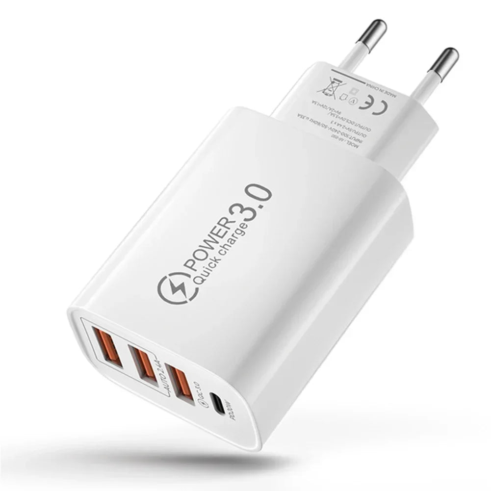Adattatore  Carica Caricatore  Telefono Mobile Ricarica Spina UE/USA Presa Caricatore