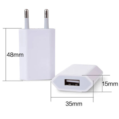 Adattatore Ricarica Rapida Cellulare Dispositivi Elettronici Compatibile USB Bianco Alta Qualità Spina UE Elettronica Rete Connettività - POWER SMARTECH