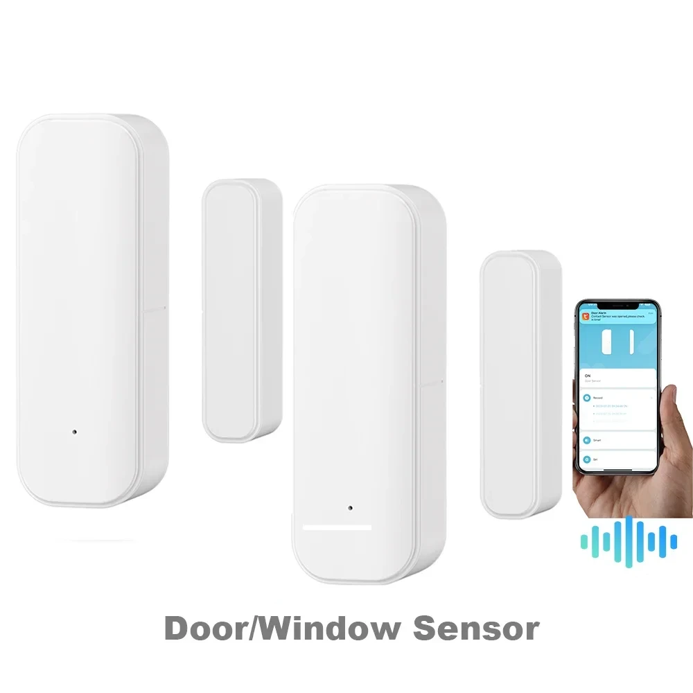 Sensore Rilevatore Movimento Porta Wifi Zigbee APP Batteria Sistema Allarme Sicurezza Domestica Protezione Controllo Vocale - POWER SMARTECH