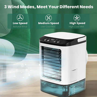 Condizionatore Portatile Raffreddamento Climatizzazione Elettrodomestici Casa Aria Fredda 3 Modalità - POWER SMARTECH