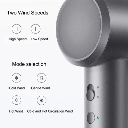 Asciugacapelli Diversi Colori 4 Temperature Luce LED 2 Velocità Controllo Intelligente Protezione Cuoio Capelluto Accessori Cura Persona Elettrodomestici - POWER SMARTECH