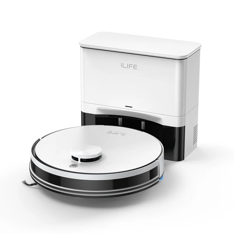 Robot Pulizia Casa Colore Bianco Base Capacità 2,5L Aspira Lava 2in1 Elettrodomestici