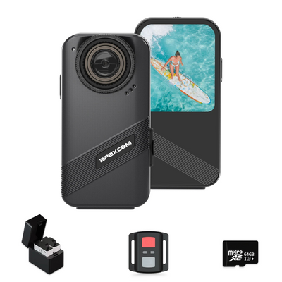 Mini Camera 4K Subacquea Impermeabile Touch Screen WiFi 64G