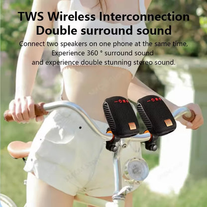 Cassa Bluetooth Bicicletta Impermeabile Resistente Durevole Silicone Durata 3h Ricaricabile USB Accessori Audio - IN POWER SMARTECH