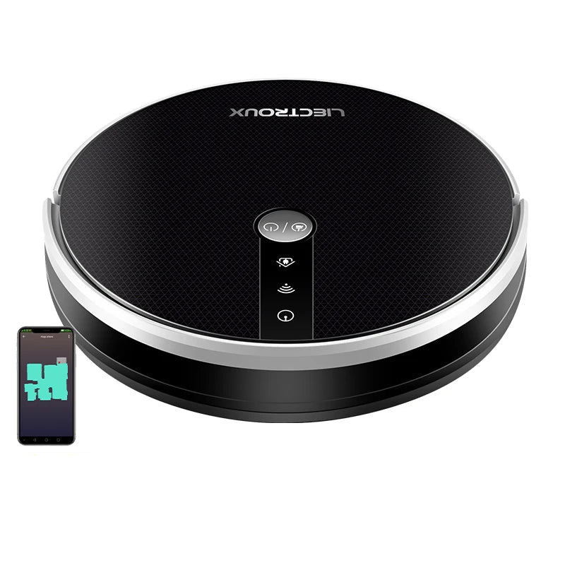 Robot Pulizia Casa Colore Nero Controllo APP Wifi Capacità 350ml