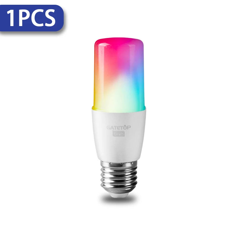 Lampadina RGB Wifi Led Lampada Controllo Vocale Diversi Set Lampadine Intelligenti