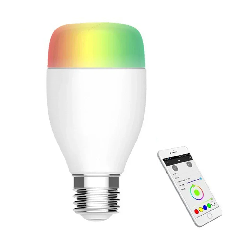 Lampadina Wifi  Led RBG Telecomando Controllo Vocale Lampadine Intelligenti