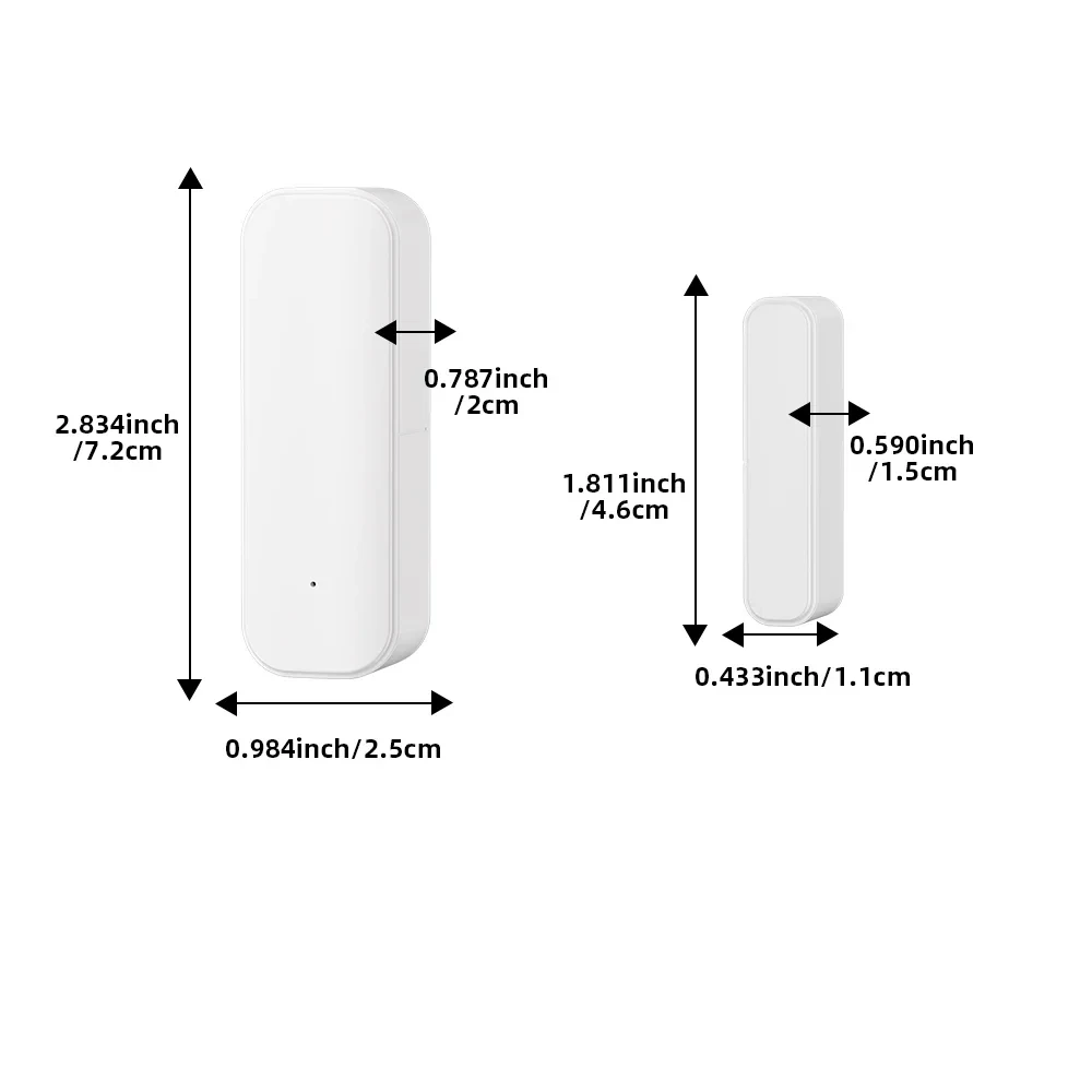 Sensore Rilevatore Movimento Porta Wifi Zigbee APP Batteria Sistema Allarme Sicurezza Domestica Protezione Controllo Vocale - POWER SMARTECH