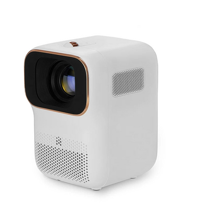 Mini Proiettore 280 ANSI Lumen Materiale ABS Bianco FHD 1080P Proiettore