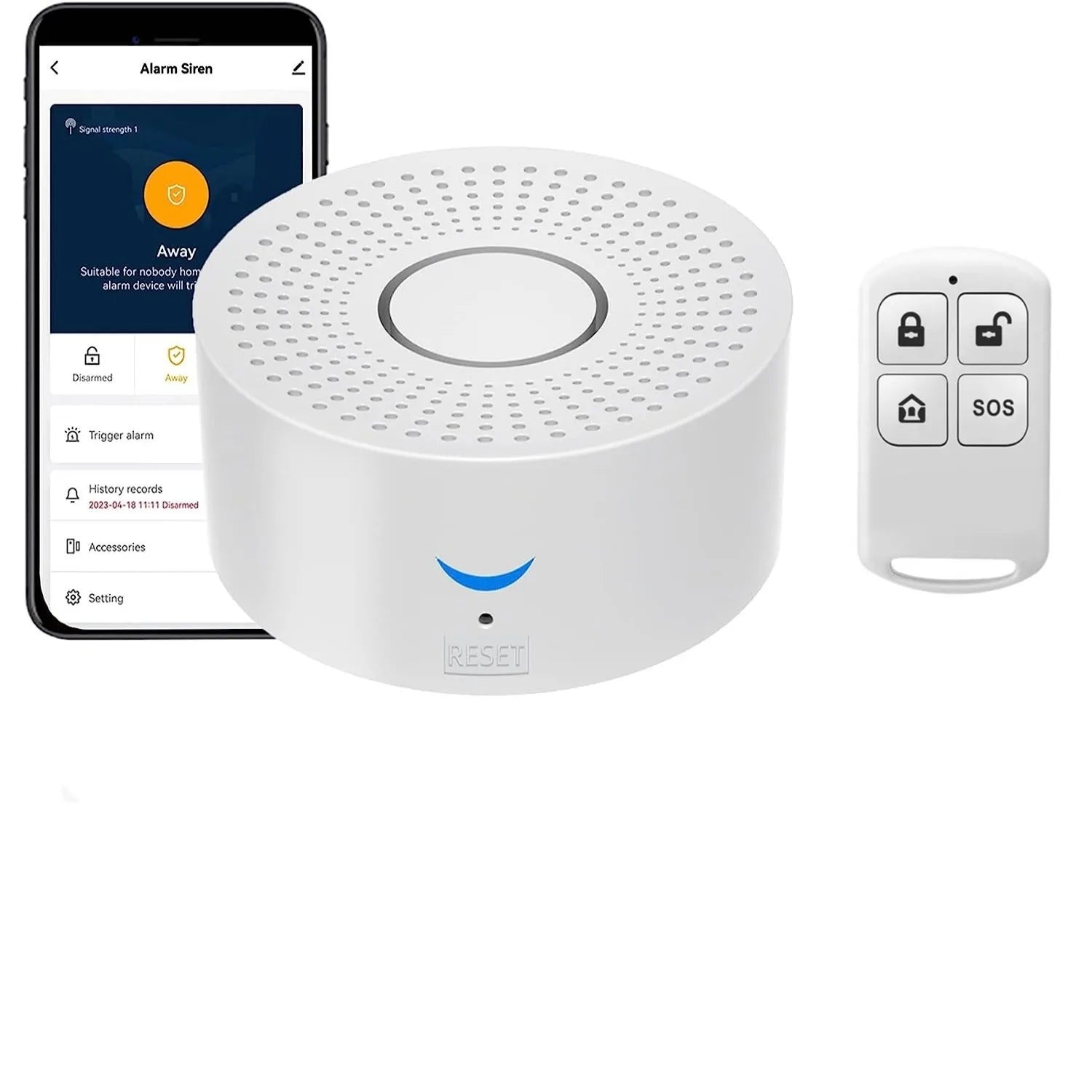 Allarme Sensore APP WiFi Suono 120db Cavo USB Sicurezza Protezione Casa Interni - IN POWER SMARTECH