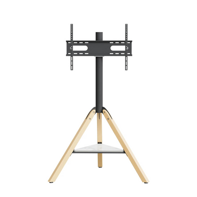 Supporto TV Pavimento Angolo Girevole Regolabile Altezza Carico Massimo 40 kg