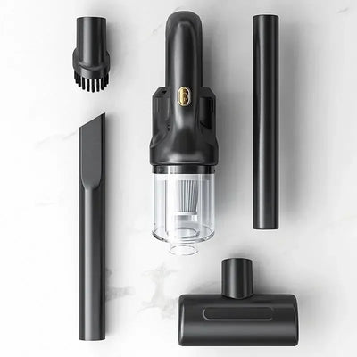 Aspirapolvere Senza Fili Ricaricabile Piccole Dimensioni Diverse Testine Nero Verde 120W Elettrodomestici Casa Pulizia - POWER SMARTECH