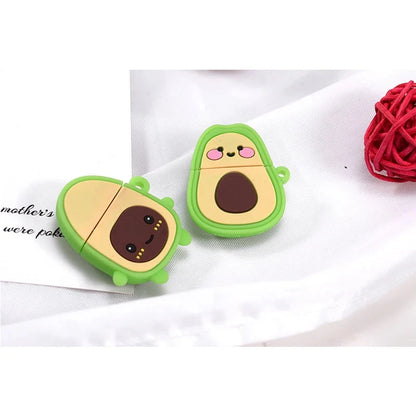 Chiavetta USB Velocità Lettura Scrittura Materiale Silicone Avocado Simpatico Diverse Capacità 4/8/16/32/64/128GB Pendrive - POWER SMARTECH