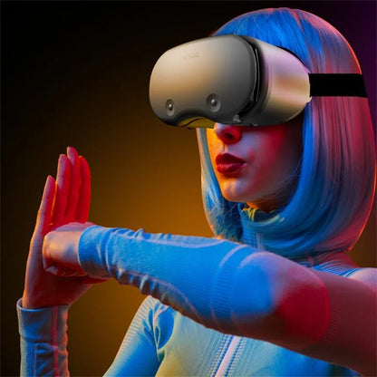 Visore Realtà Virtuale PU 360° Tridimensionale Immersivo 3D Compatibile Android IOS Telecomando Diversi Modelli Nero Console Videogiochi - POWER SMARTECH