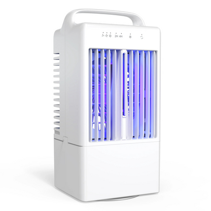 Piccolo Ventilatore Elettrico Acqua Ghiaccio Ventilatore Aria Condizionata USB Portatile