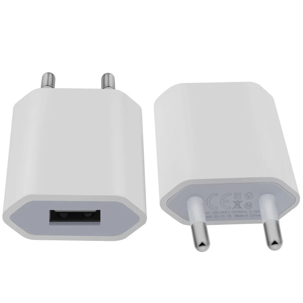 Adattatore Ricarica Rapida Cellulare Dispositivi Elettronici Compatibile USB Bianco Alta Qualità Spina UE Elettronica Rete Connettività - POWER SMARTECH