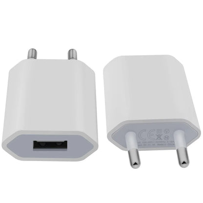 Adattatore Ricarica Rapida Cellulare Dispositivi Elettronici Compatibile USB Bianco Alta Qualità Spina UE Elettronica Rete Connettività - POWER SMARTECH