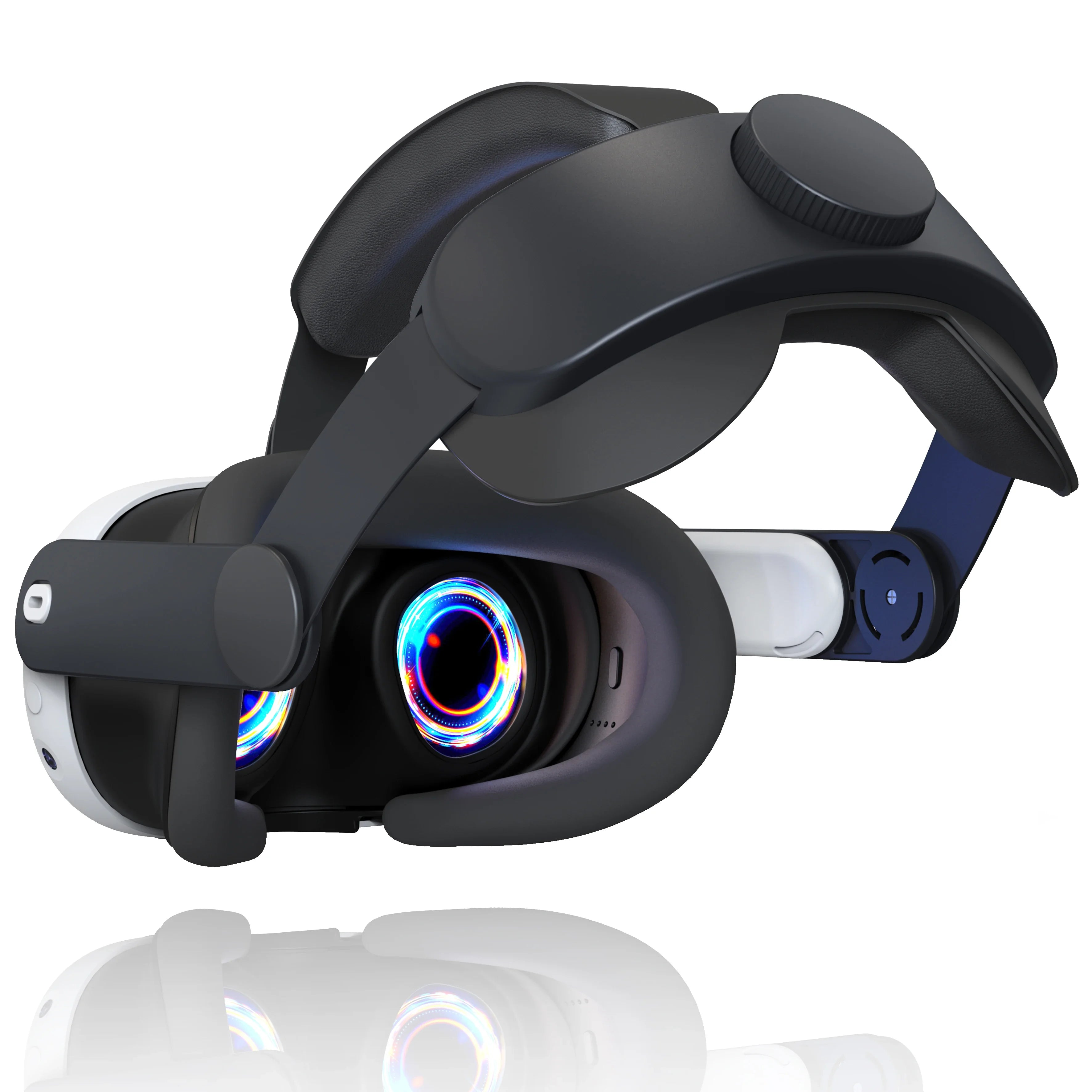Visori Cinghia Testa Sostituibile Regolabile Nero Bianco Tridimensionale   Immersivo   3D