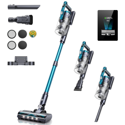 Aspirapolvere Senza Fili Potenza Aspirazione Potente Pulizia Pavimenti Materiale ABS - IN POWER SMARTECH