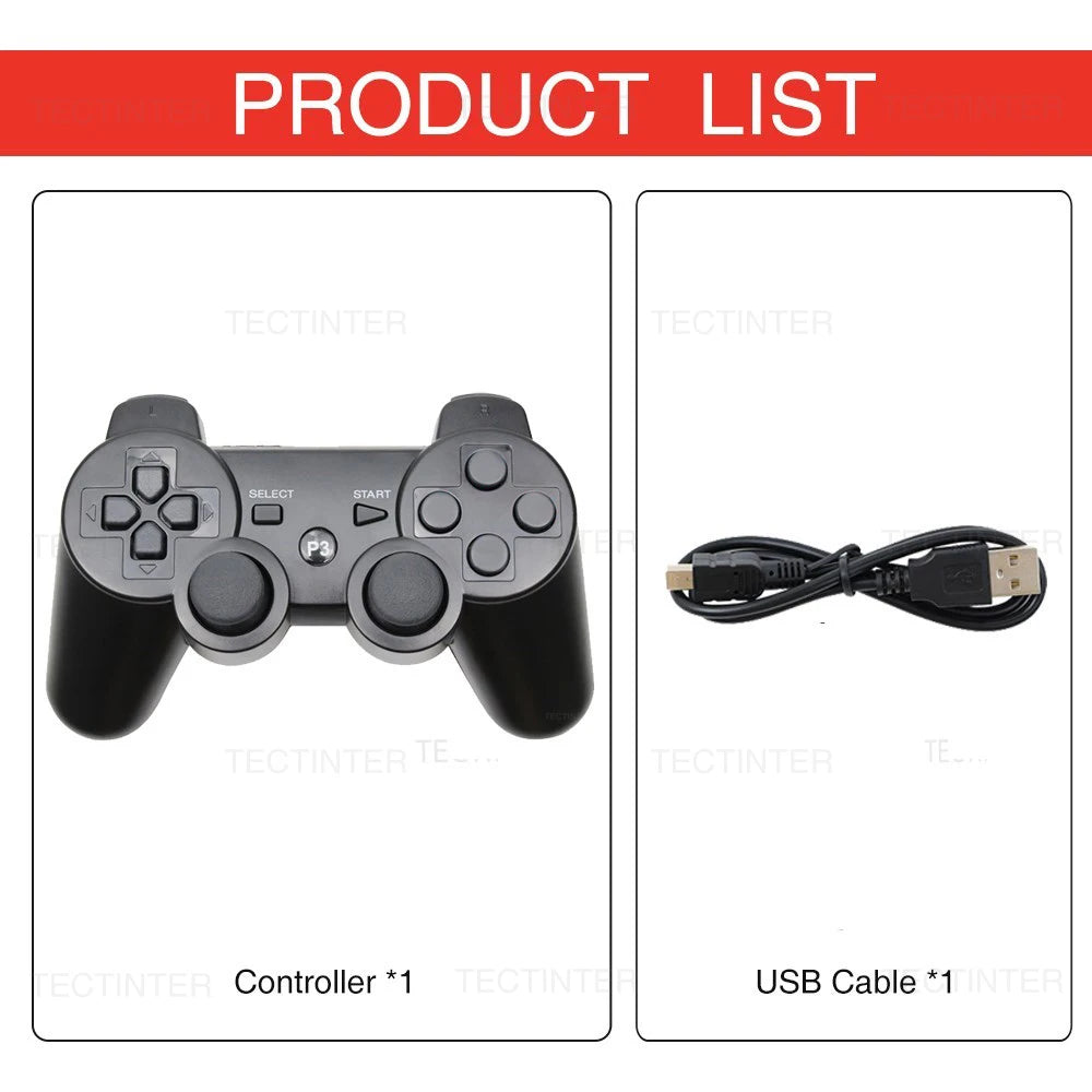 Joystick Console Videogiochi Compatibile Playstation 2/3 Wireless Impugnatura Comoda Antiscivolo Gaming - IN POWER SMARTECH