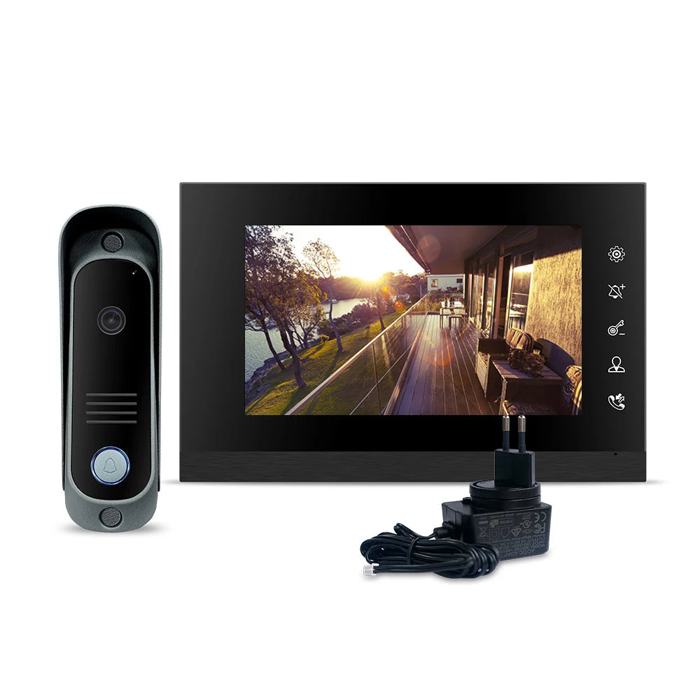 Kit Sistema Videocitofonico Pannello Chiamata Antipioggia Telecamera Digitale