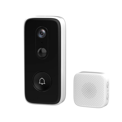 Videocitofono Bianco Nero WiFi 3MP HD 32 Suonerie Sicurezza Protezione Cancello Porta Casa - IN POWER SMARTECH