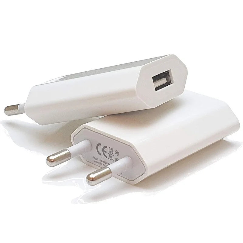 Adattatore Ricarica Rapida Cellulare Dispositivi Elettronici Compatibile USB Bianco Alta Qualità Spina UE Elettronica Rete Connettività - POWER SMARTECH