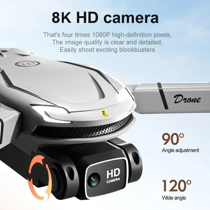 Drone Telecomandato Batteria 8K Risoluzione Fotocamera Ricaricabile USB Pieghevole WiFi Eliche Ricambio Accessori Controllo Remoto Domotica - POWER SMARTECH
