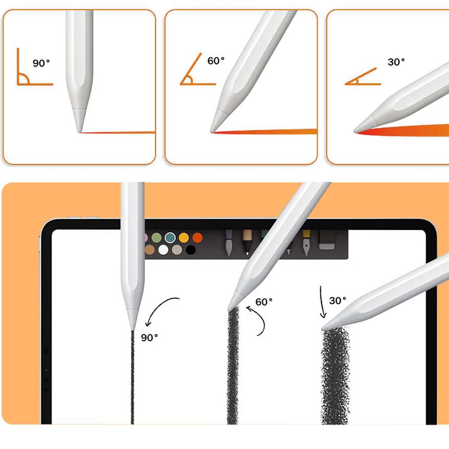 Penna Digitale Magnetica Wireless Ricarica Rapida Colore Bianco