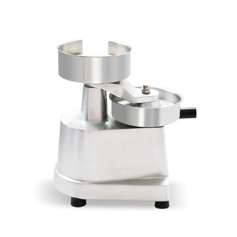 Macchinario Hamburgher Argento Acciaio Inox Comodo Pratico Diametro 15cm Professionale