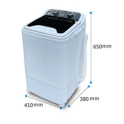 Lavatrice 8kg Acciaio Inossidabile PP Azzurro Compatta Comoda Accessori Casa Elettrodomestici - POWER SMARTECH