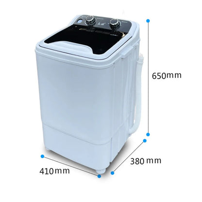 Lavatrice 8kg Acciaio Inossidabile PP Azzurro Compatta Comoda Accessori Casa Elettrodomestici - POWER SMARTECH