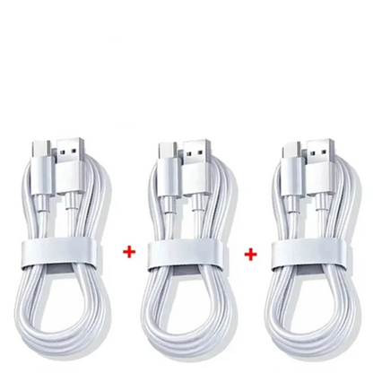 Set 3 Cavi Ricarica Rapida USB/Tipo C Compatibili Dispositivi Elettronici Rete Connettività Alta Qualità 1m - IN POWER SMARTECH