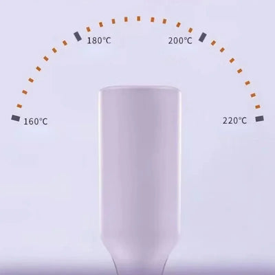 Piastra Arricciacapelli Cura Persona Donna Capelli Lilla Diverse Temperature Massima 220° Anticrespo Ceramica Elettrodomestici - POWER SMARTECH
