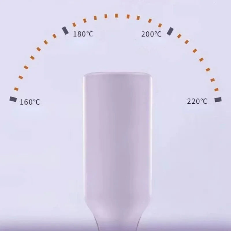 Piastra Arricciacapelli Cura Persona Donna Capelli Lilla Diverse Temperature Massima 220° Anticrespo Ceramica Elettrodomestici - POWER SMARTECH